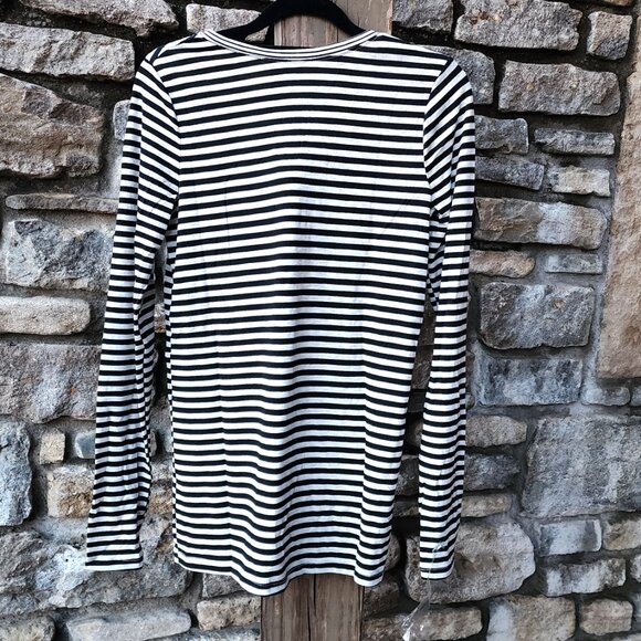 Poof Crisscross Striped Tee NWT - Picture 2 of 4